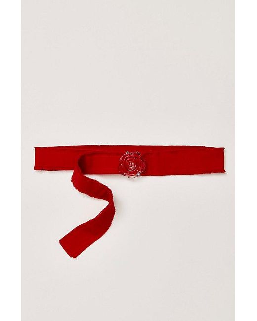 Levens Jewels Red Levens Rose Belt By