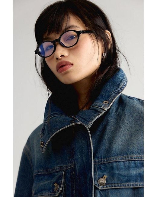 Free People Black Josie Bluelight Glasses