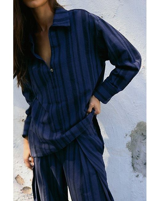 free-est Blue Fallon Pant Set By