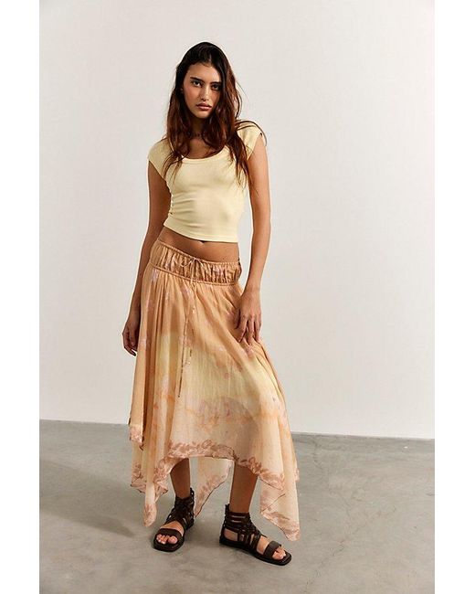 Free People Brown Brooklyn Tee