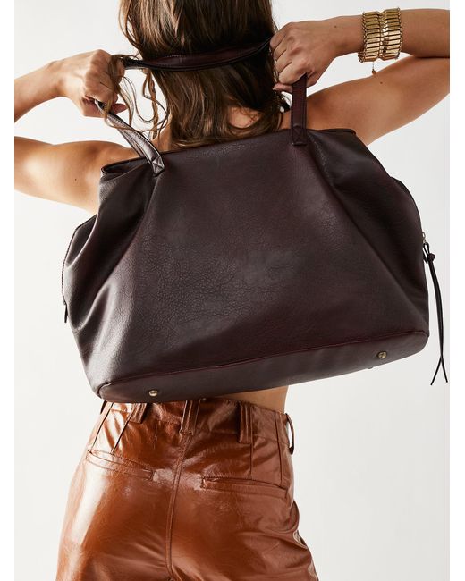 Purse Messenger Bag Free People Mojave Leather Distressed Tan Adjustable  Strap | eBay