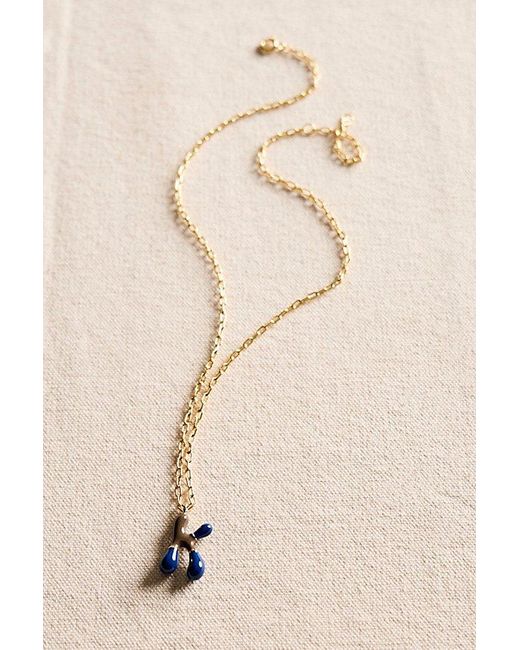 Local Eclectic Blue Fp X Bubble Letter Necklace