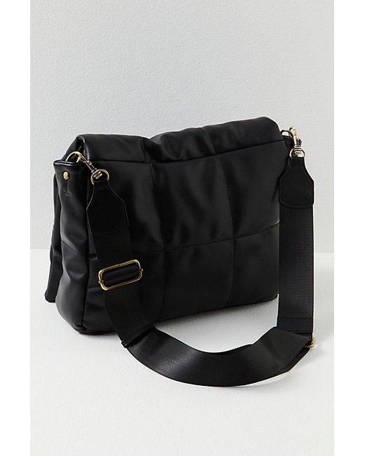Free People Cloud Vegan Messenger in Black Lyst