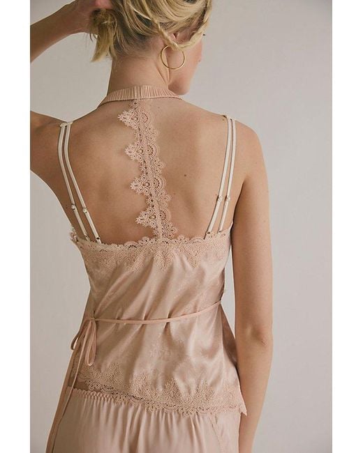 Intimately By Free People Brown Knot Your Type Wrap Cami By
