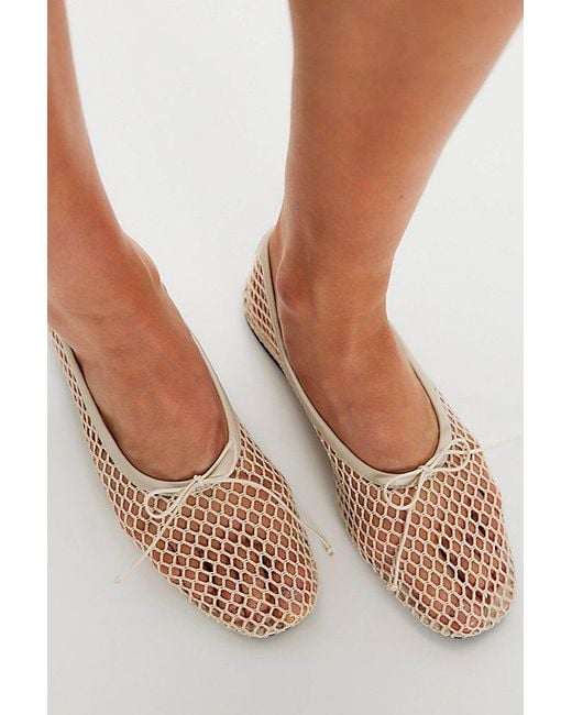 Rebecca Minkoff White Maybe Mesh Flats By