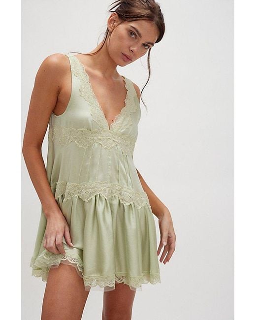 Intimately By Free People Multicolor In This Groove Mini Slip By