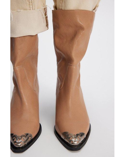 Free People Blue Faster Horses Filigree Boots
