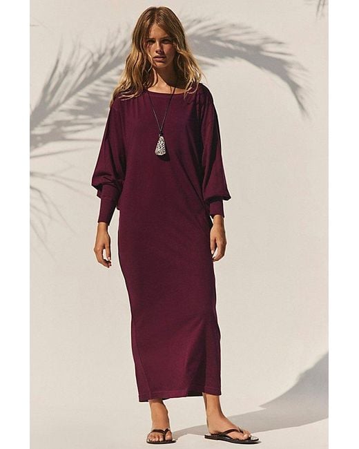free-est Red Lifestyle Maxi Dress By
