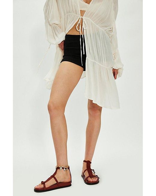 Jeffrey Campbell Brown Minnow Footbed Sandals