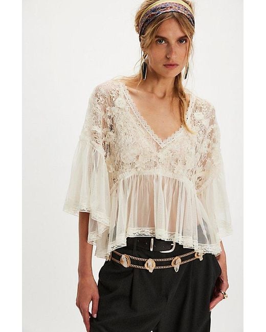 Free People Natural Made With Love Top