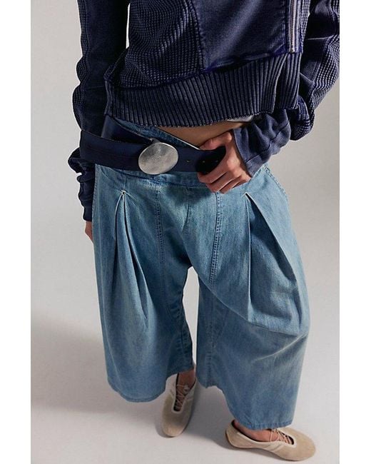Free People Blue Norfolk Hip Belt