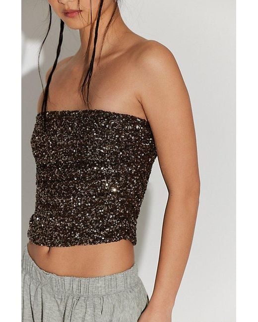 Intimately By Free People Black Leading The Way Tube Top By