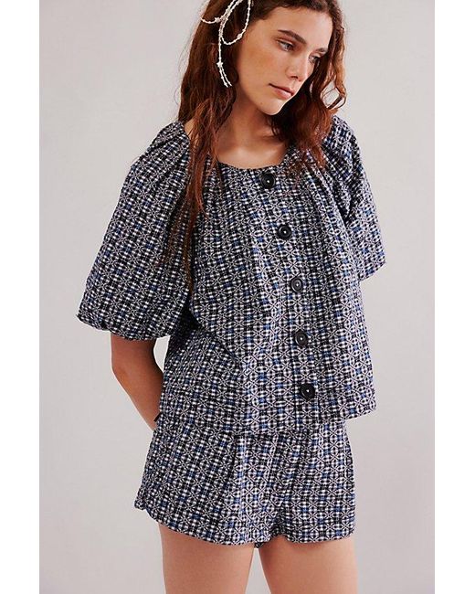 Free People Blue Kiko Co-ord