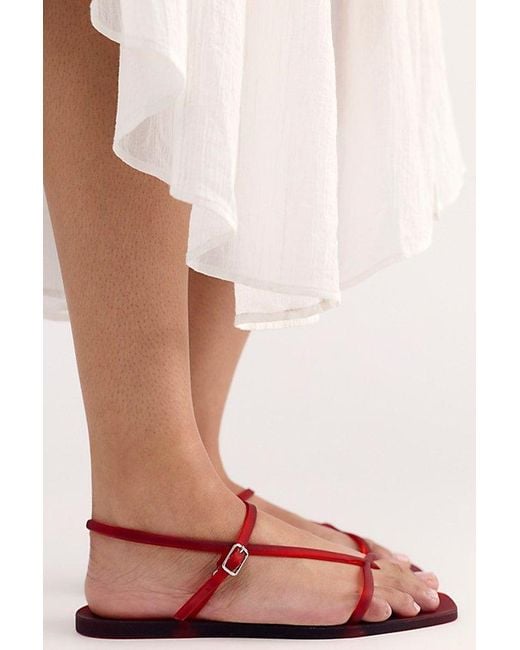 FP Vegan Collection Blue Sugar Rush Jelly Sandals By