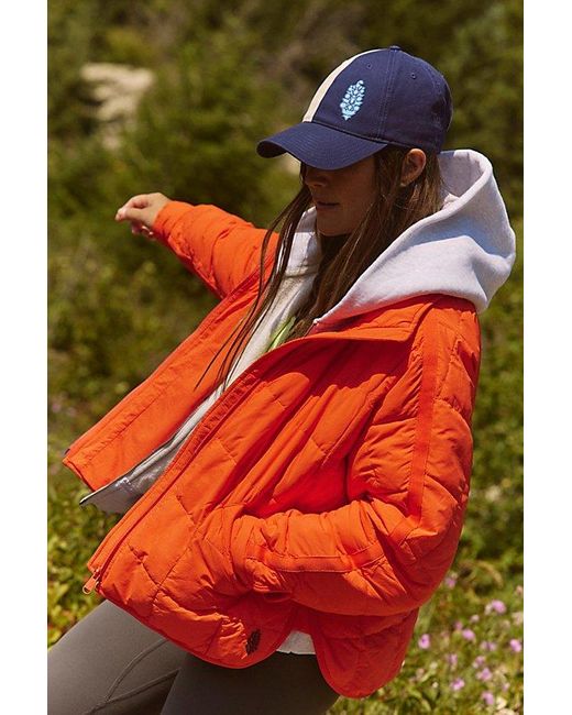 Fp Movement Red Pippa Packable Puffer Jacket