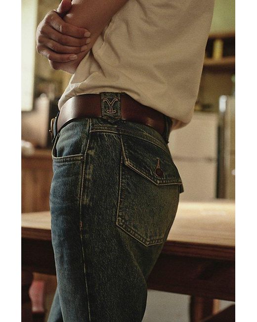 Free People Blue X Yellowstone Flora Low-Rise Bootcut Jeans