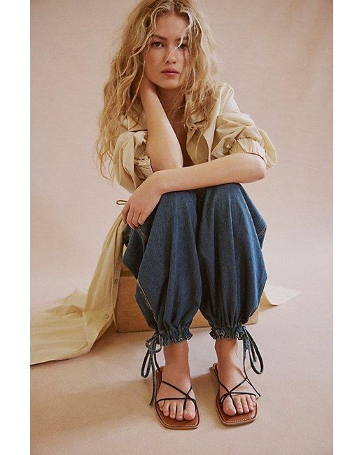 Matisse Blue Serenity Strappy Sandals By