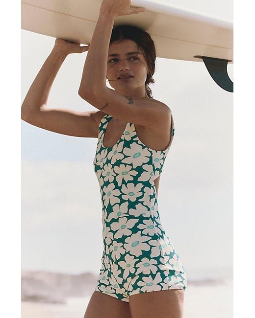 Rhythm Multicolor Tank Short One-Piece Surf Suit