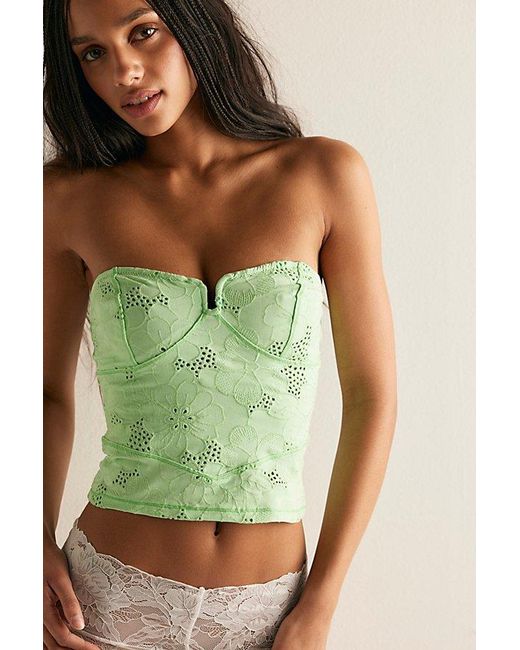 Intimately By Free People Green Ever Afternoon Tube Top By