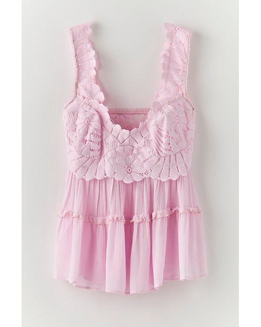 Intimately By Free People Multicolor Petal Party Shapeless Cami By