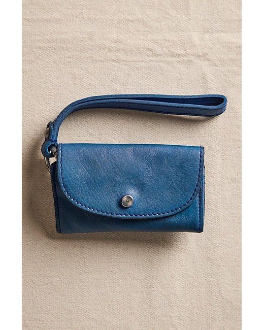Free People Blue Leather Bag Lanyard