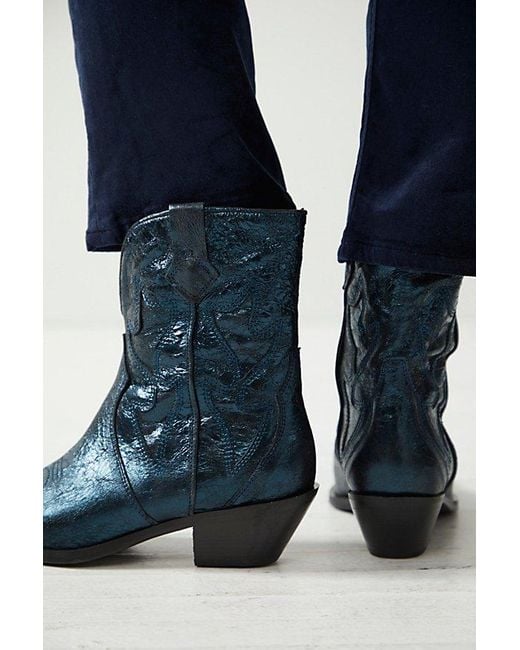 Free People Blue Way Out West Cowboy Boots