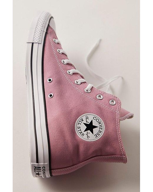 Converse Pink Chuck Taylor All Star Hi Top Sneakers