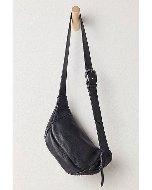 Free People Black Ana Adorned Sling Bag