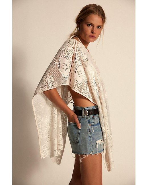 Agolde Blue Parker Shorts