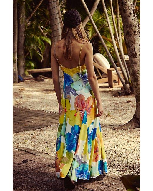 Free People Metallic Bloomspell Maxi Dress