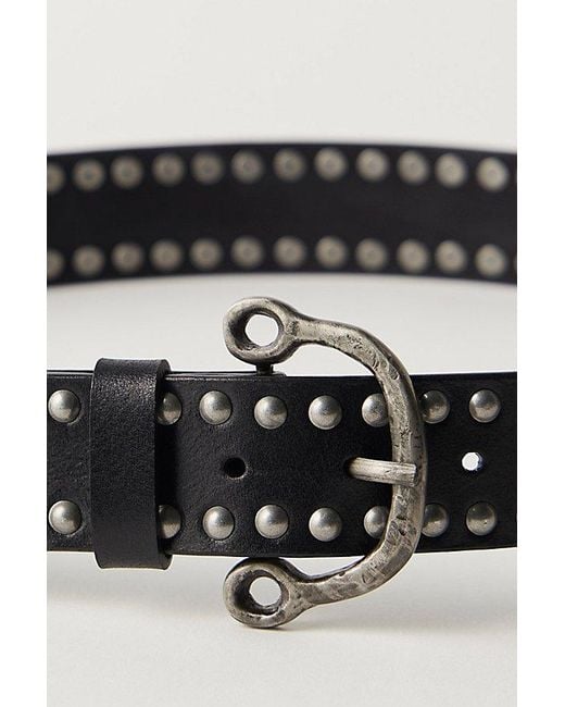 Free People Black Sparrow Stud Belt