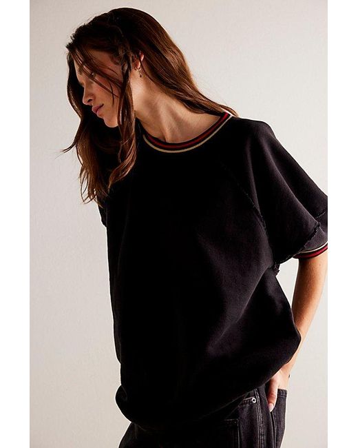 Free People Black We The Free It's Official Pullover