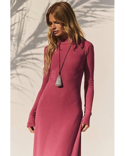 free-est Pink Good Feels Alessia Maxi Dress By