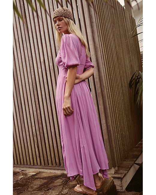 free-est Brown Teyana Maxi Dress By