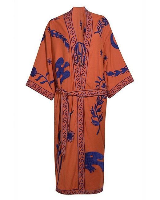 Matthew Williamson x Free People Red Deia Duster Jacket