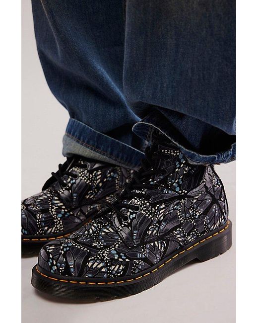 Dr. Martens Blue 1460 Butterfly Lace Up Boots
