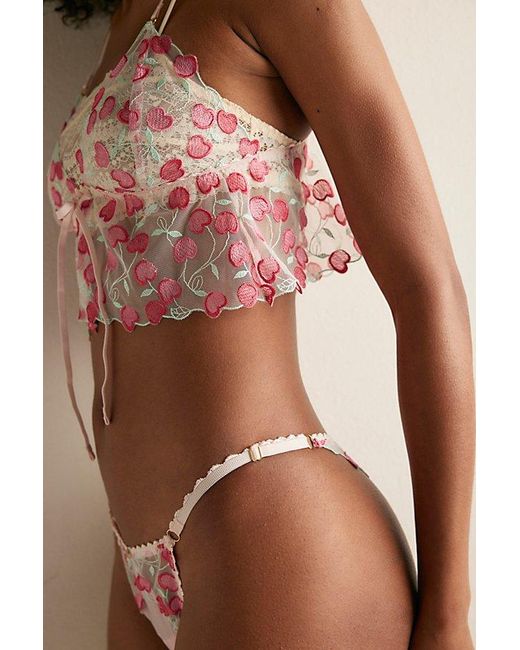 NETTE ROSE Brown Primrose Thong