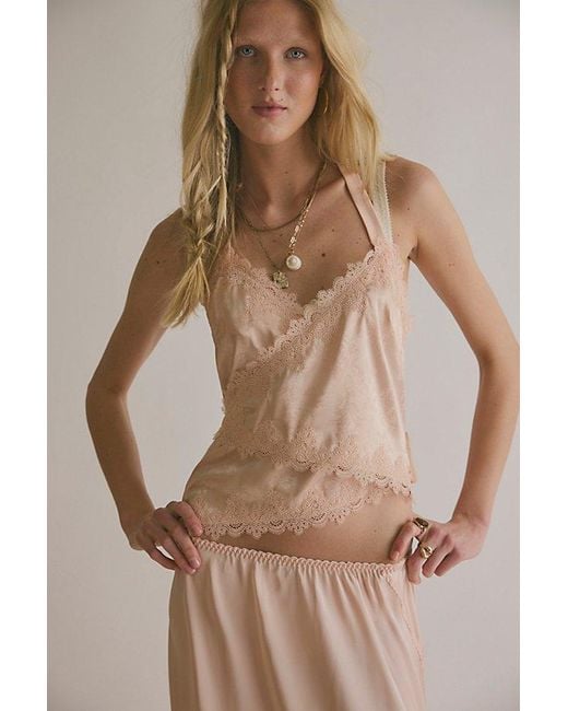 Intimately By Free People Brown Knot Your Type Wrap Cami By