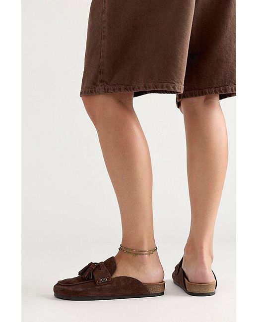 Sam Edelman Brown Astrid Tassel Mules By