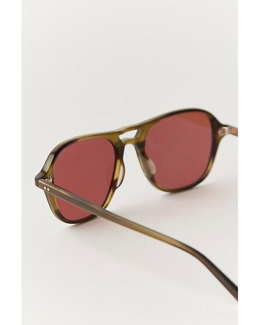 Garrett Leight Brown Doc Sunglasses