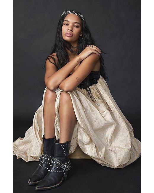 Free People Black Axel Boots