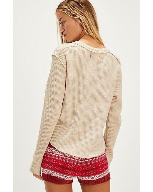 Free People Natural We The Free Blissful Layering Tee
