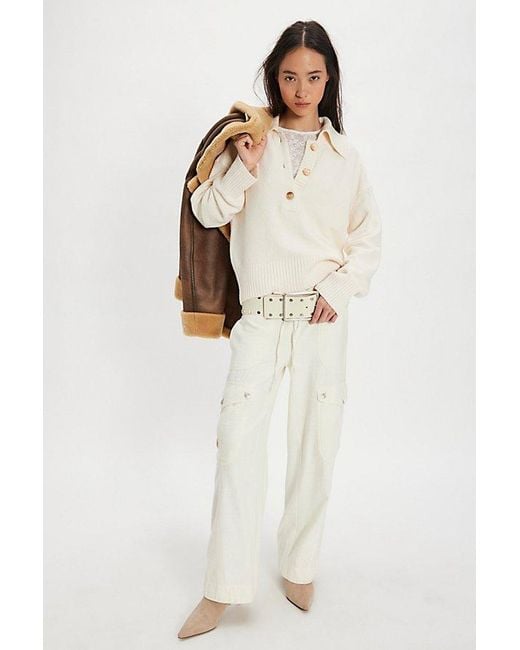 Free People Natural Trading Up Polo