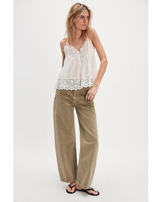 Agolde Multicolor Low Curve Fray Jeans