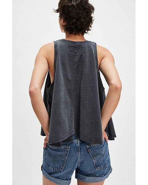 Free People Black Hialeah Tee