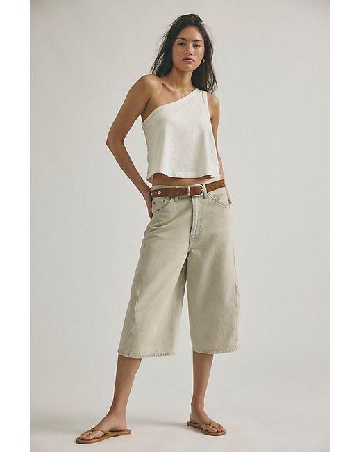 Free People Multicolor Jax Articulated Cropped Jeans