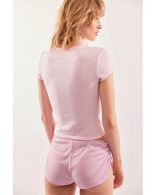 Intimately By Free People Pink Morning Pages Ba