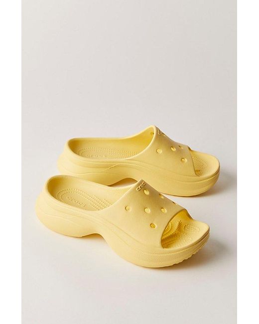 Crocs™ Bae Slides in Yellow | Lyst
