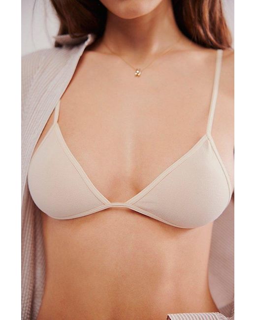 Intimately By Free People Natural Tori Triangle Bralette