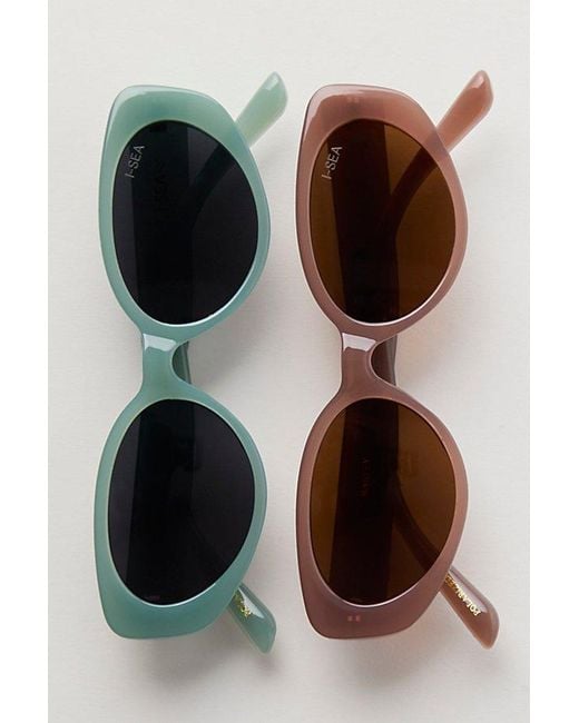 I-SEA Black Marley Polarized Sunglasses By